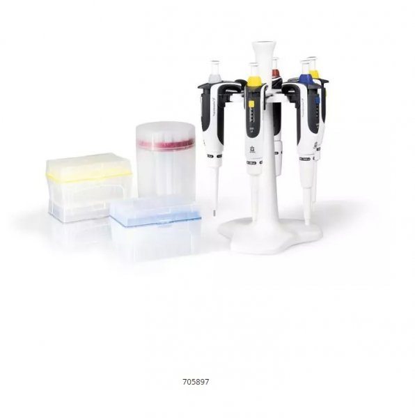 Brand Mikropipette Set  0,5 - 10 µl, 10 - 100 µl, 20 - 200 µl, 100 - 1000 µl, 500 - 5000 µl  | 705897