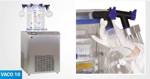 Zirbus VaCo 10 Laboratuvar Liyofilizatörü I Laboratuvar Freeze Dryer